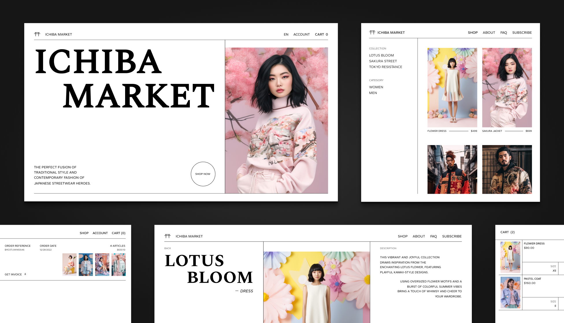 Ichiba Market Framer Template